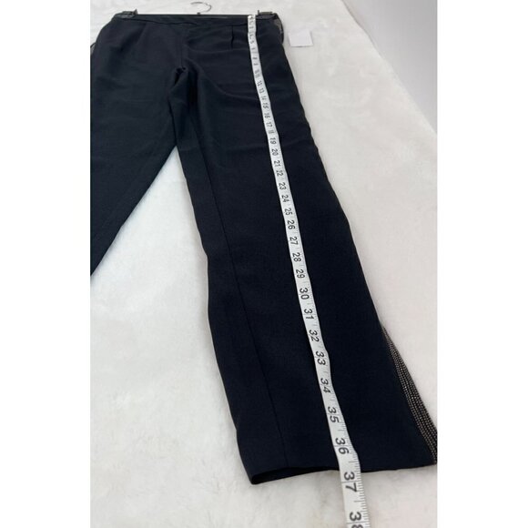 NWT Habitual Size M Pull on Trousers Ankle Pants Embellished Black MSRP $168 - Picture 5 of 13